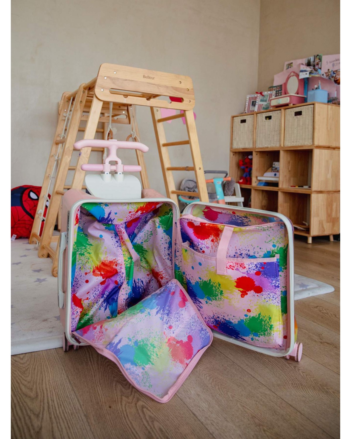 Maleta Carry On Con Asiento Para Niños On Board - Multicolor