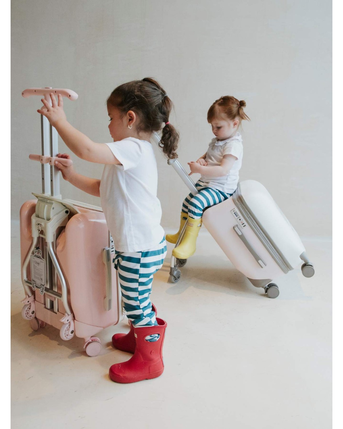 Maleta Carry On Con Asiento Para Niños On Board - Rosa