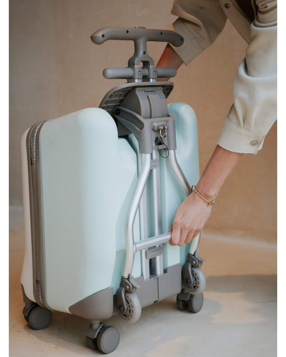 Maleta Carry On Con Asiento Para Niños On Board - Azul
