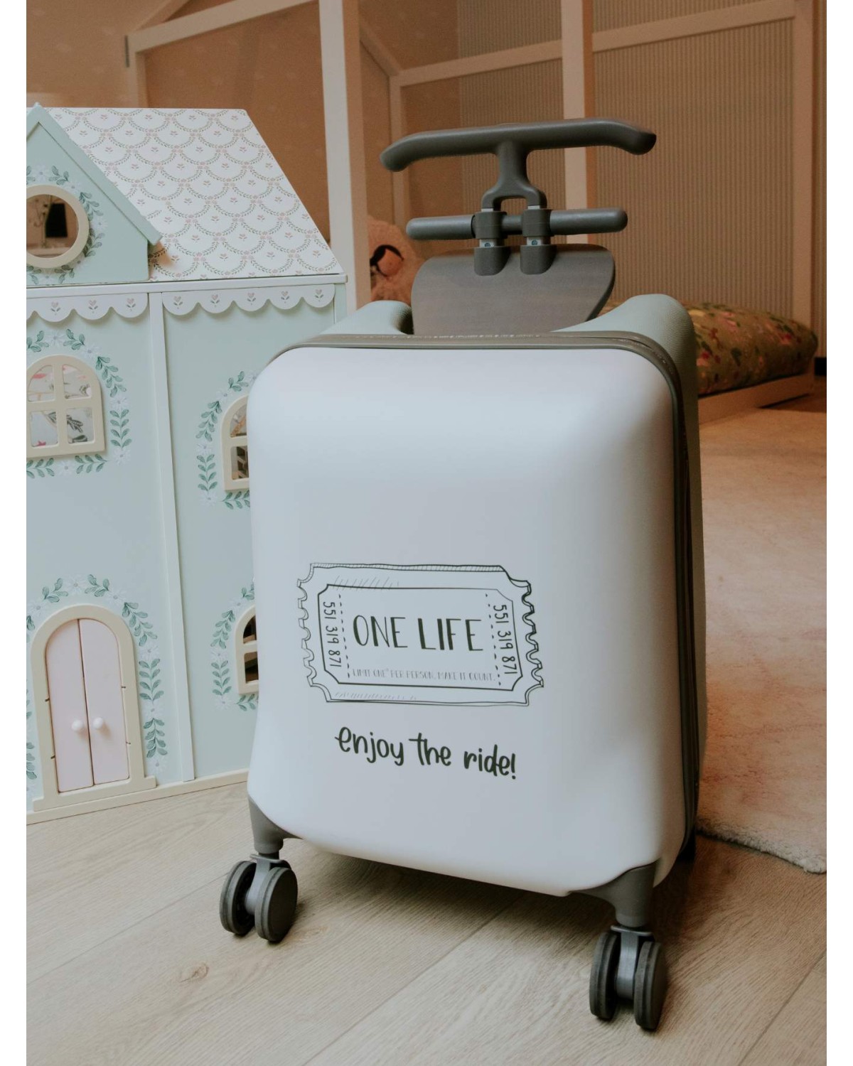 Maleta Carry On Con Asiento Para Niños On Board - Azul